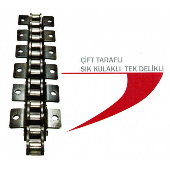 ÇİFT TARAFLI SIK KULAKLI TEK DELİKLİ ZİNCİR